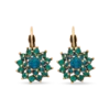 Bijou Brigitte Boucles d'oreilles - Ocean Blue Spikes Discount