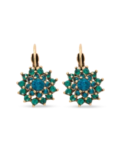 Bijou Brigitte Boucles d'oreilles - Ocean Blue Spikes Discount