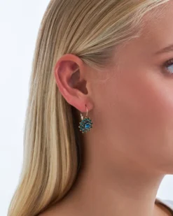 Bijou Brigitte Boucles d'oreilles - Ocean Blue Spikes Discount