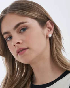 Bijou Brigitte Boucles d'oreilles - Perle/grande New