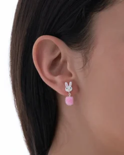 Bijou Brigitte Boucles d’oreilles - Pink Easter Outlet