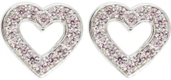 Bijou Brigitte Boucles d'oreilles - Pink Heart Discount