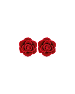 Bijou Brigitte Boucles d’oreilles - Red Rose Hot