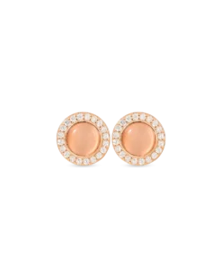Bijou Brigitte Boucles d’oreilles - Rose Cateye Clearance