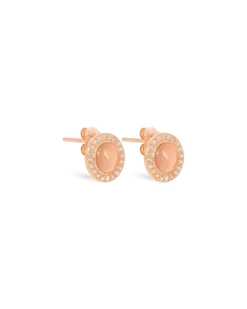 Bijou Brigitte Boucles d’oreilles - Rose Cateye Clearance