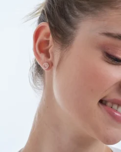 Bijou Brigitte Boucles d’oreilles - Rose Cateye Clearance