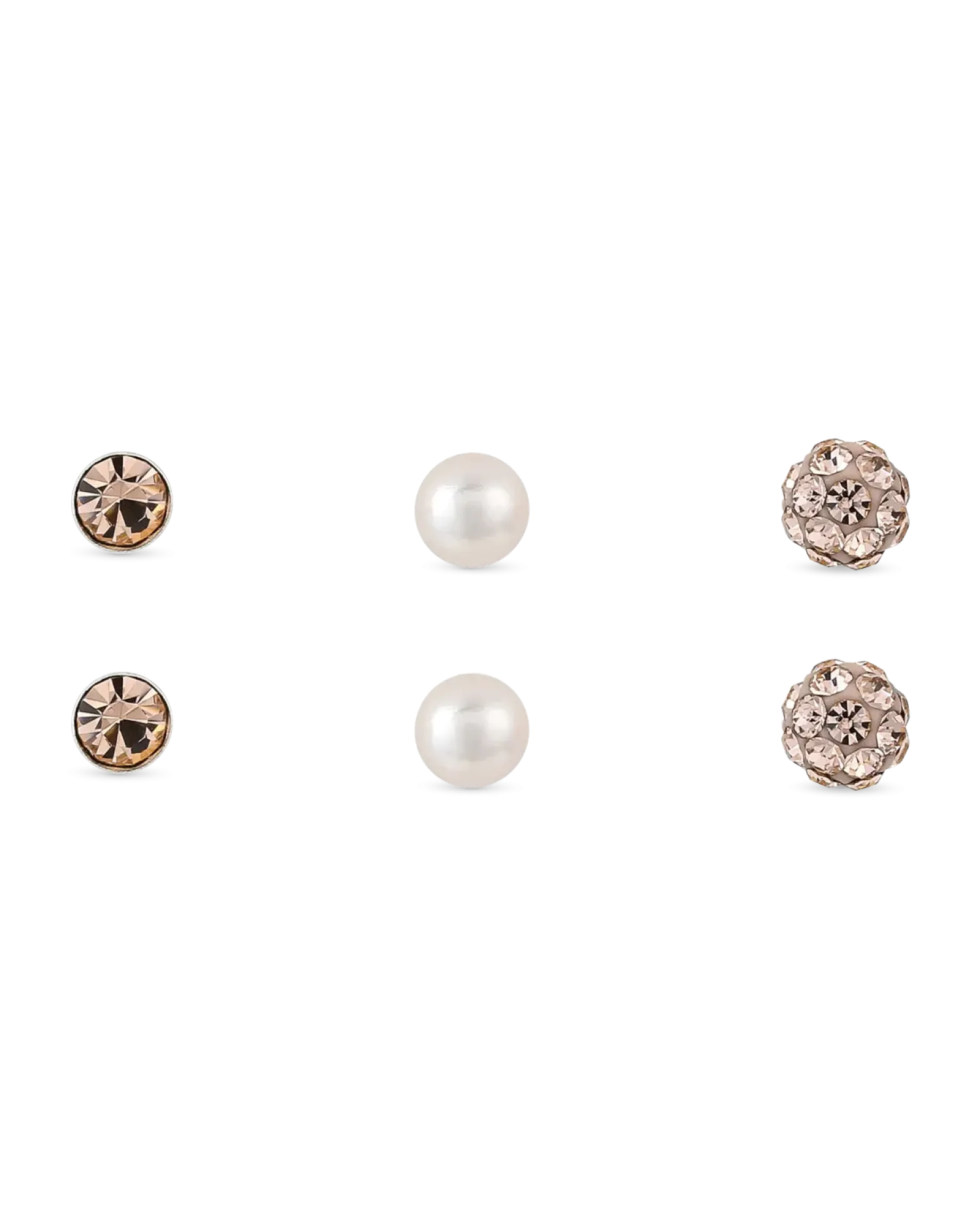Bijou Brigitte Boucles d'oreilles - Rose Glamour No.1 Sale