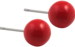 Bijou Brigitte Boucles d'oreilles - Rouge Hot