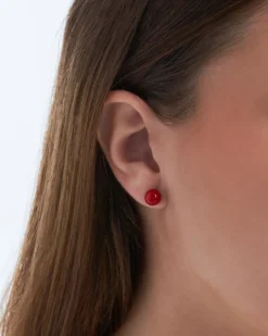 Bijou Brigitte Boucles d'oreilles - Rouge Hot
