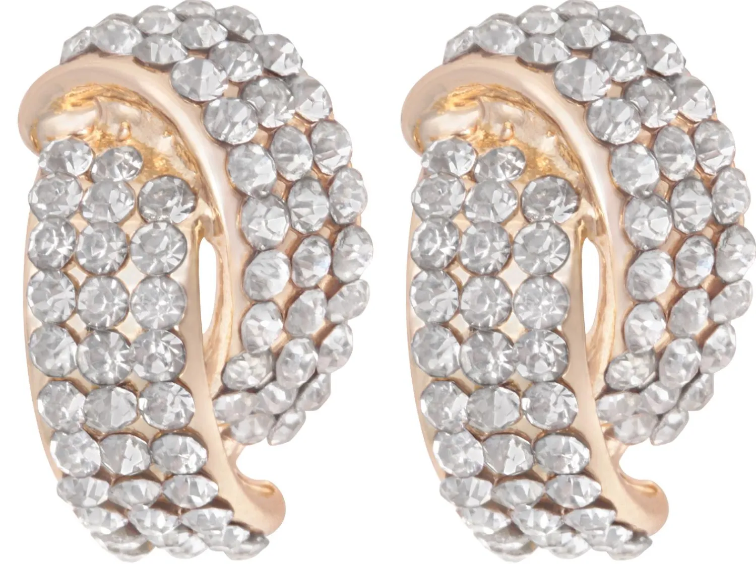 Bijou Brigitte Boucles d'oreilles - Shining Gold Hot