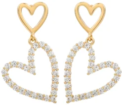 Bijou Brigitte Boucles d'oreilles - Shining Hearts Sale