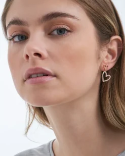 Bijou Brigitte Boucles d'oreilles - Shining Hearts Sale