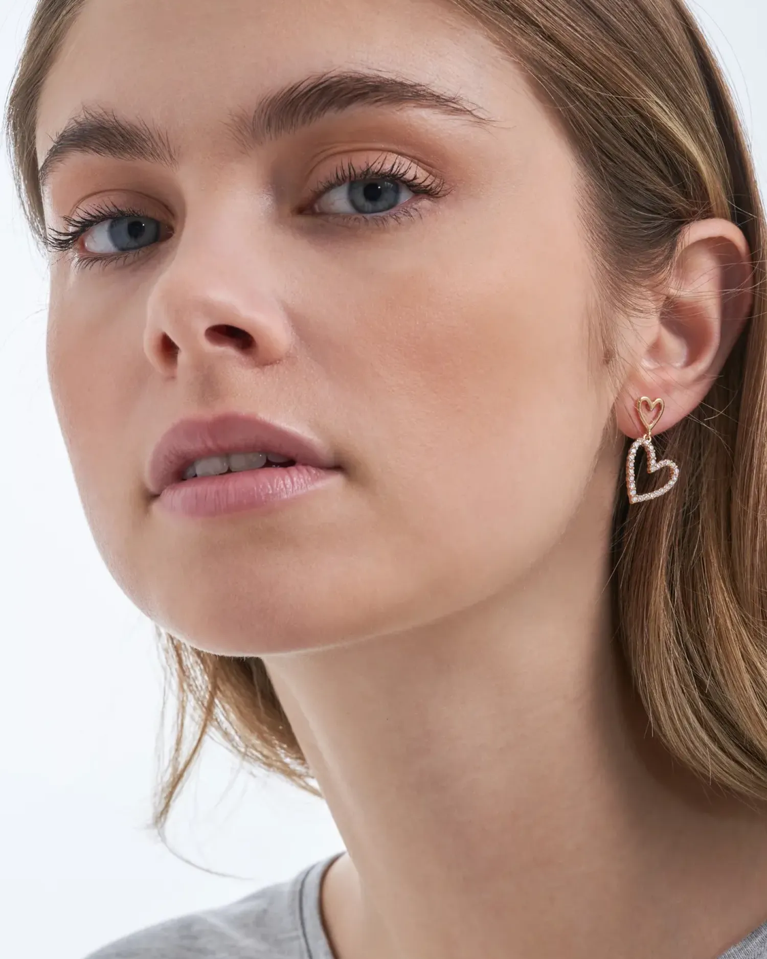 Bijou Brigitte Boucles d'oreilles - Shining Hearts Sale
