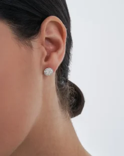 Bijou Brigitte Boucles d'oreilles - Silver Globe Online