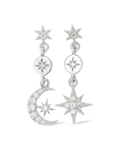 Bijou Brigitte Boucles d'oreilles - Silver Morning Best