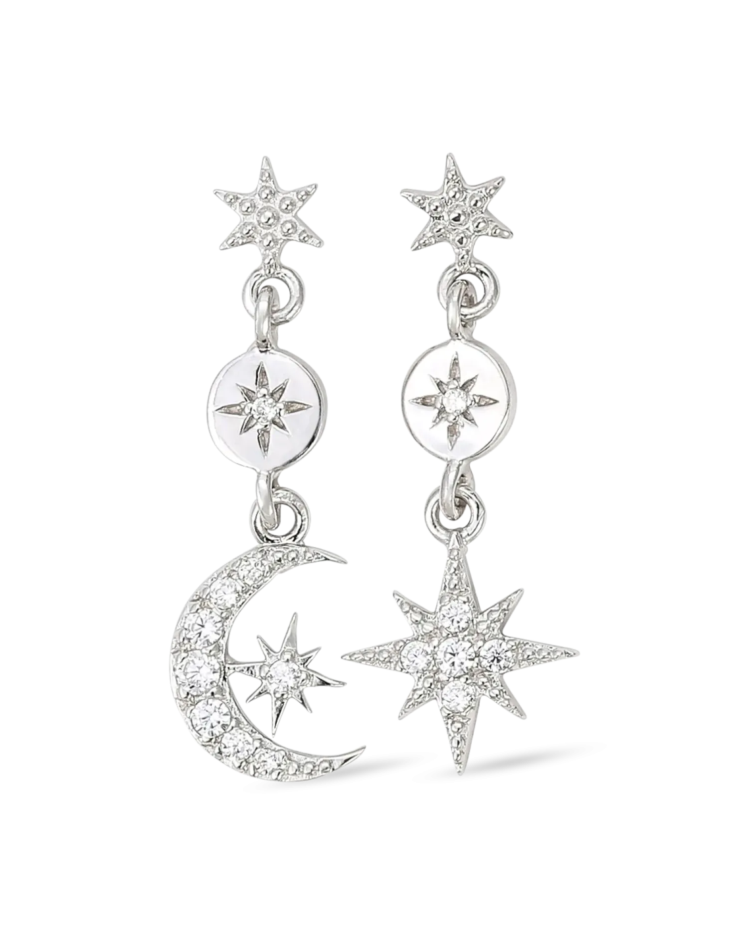 Bijou Brigitte Boucles d'oreilles - Silver Morning Best
