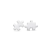 Bijou Brigitte Boucles d'oreilles - Silver Puzzle Best