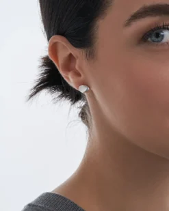 Bijou Brigitte Boucles d'oreilles - Silver Surface Sale