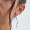 Bijou Brigitte Boucles d'oreilles - Silver Waves