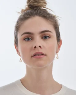 Bijou Brigitte Boucles d'oreilles - Simple Pearl Outlet