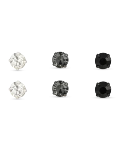 Bijou Brigitte Boucles d'oreilles - Three Diamond Glam New
