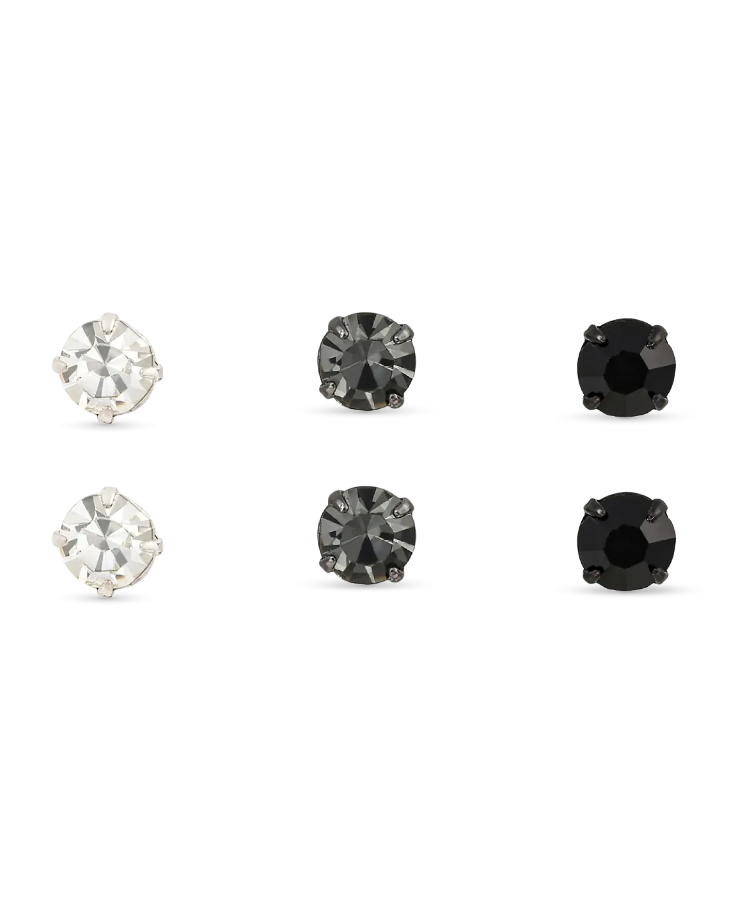 Bijou Brigitte Boucles d'oreilles - Three Diamond Glam New