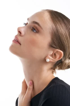 Bijou Brigitte Boucles d'oreilles - White Nacre Discount