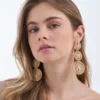 Bijou Brigitte Boucles d'oreilles - Wrapped Gold Discount