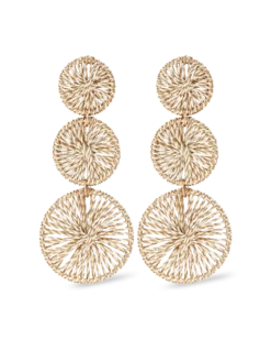 Bijou Brigitte Boucles d'oreilles - Wrapped Gold Discount