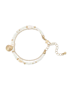 Bijou Brigitte Bracelet - Beach Shell