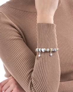 Bijou Brigitte Bracelet - Beads Silver/Gold Best