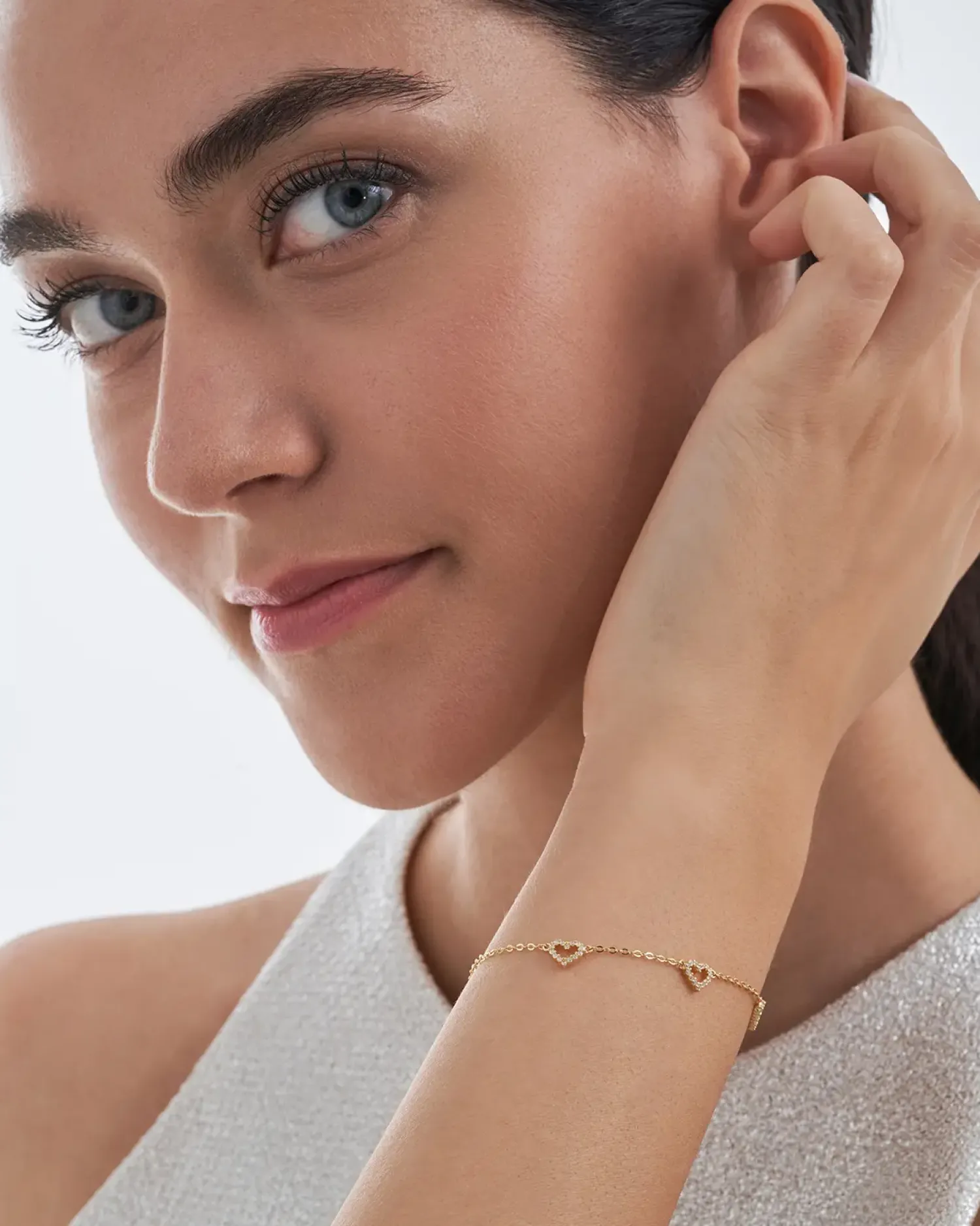 Bijou Brigitte Bracelet - Beautiful Hearts Hot