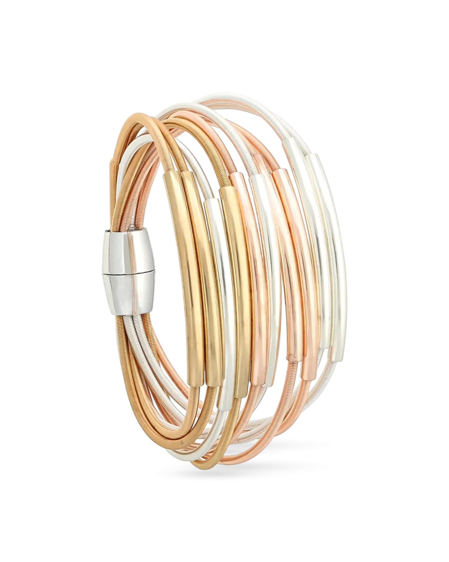 Bijou Brigitte Bracelet - Beautiful Metallic Hot