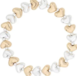 Bijou Brigitte Bracelet - Bicolor Hearts Best