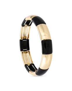 Bijou Brigitte Bracelet - Black Stripes Sale