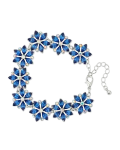 Bijou Brigitte Bracelet - Blue Flower Clearance