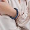 Bijou Brigitte Bracelet - Blue Strong Metallic Discount