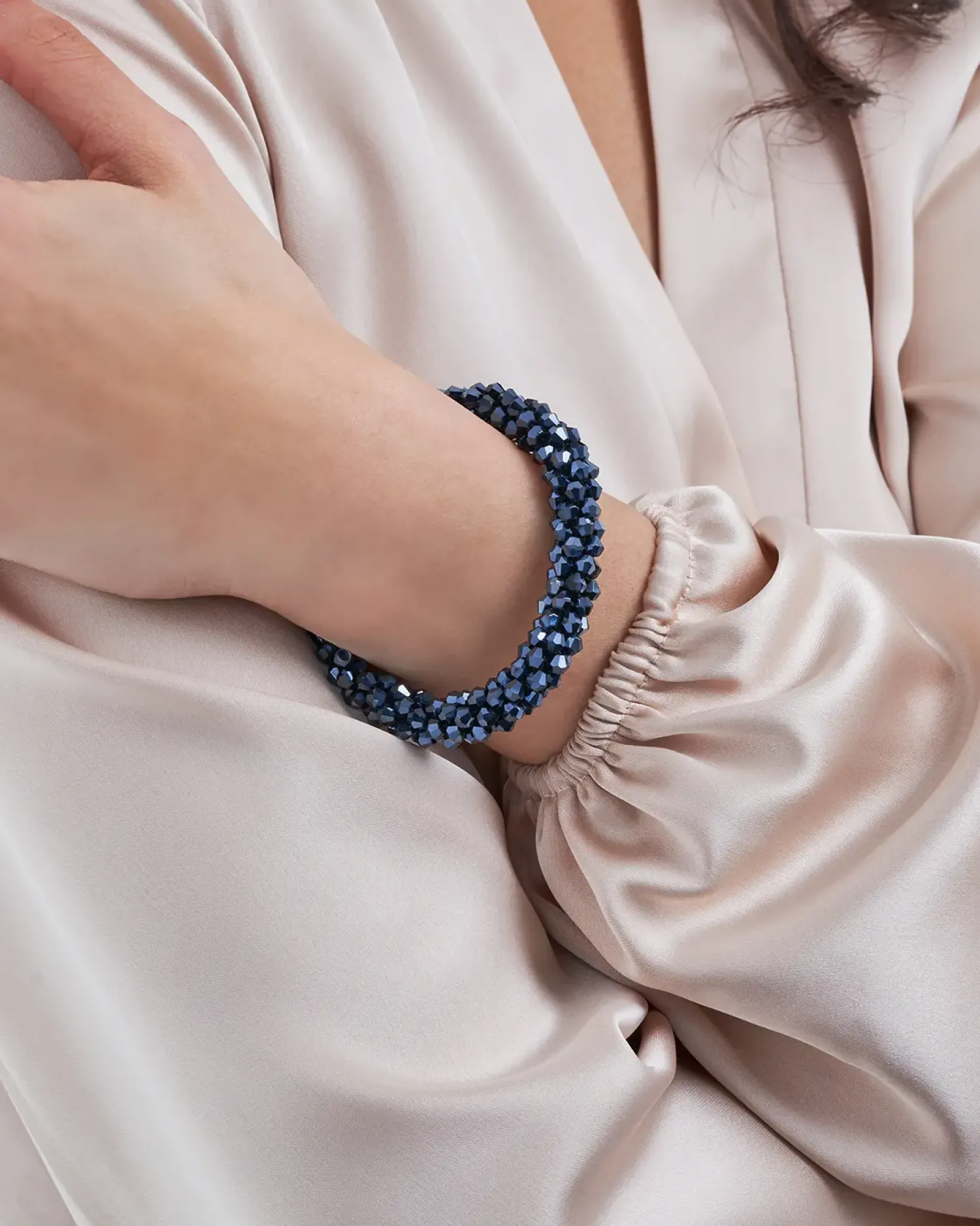 Bijou Brigitte Bracelet - Blue Strong Metallic Discount