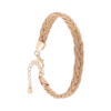 Bijou Brigitte Bracelet - Braided Rosé Clearance