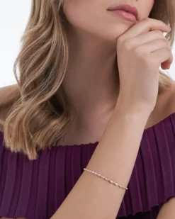 Bijou Brigitte Bracelet - Bright Silver Clearance