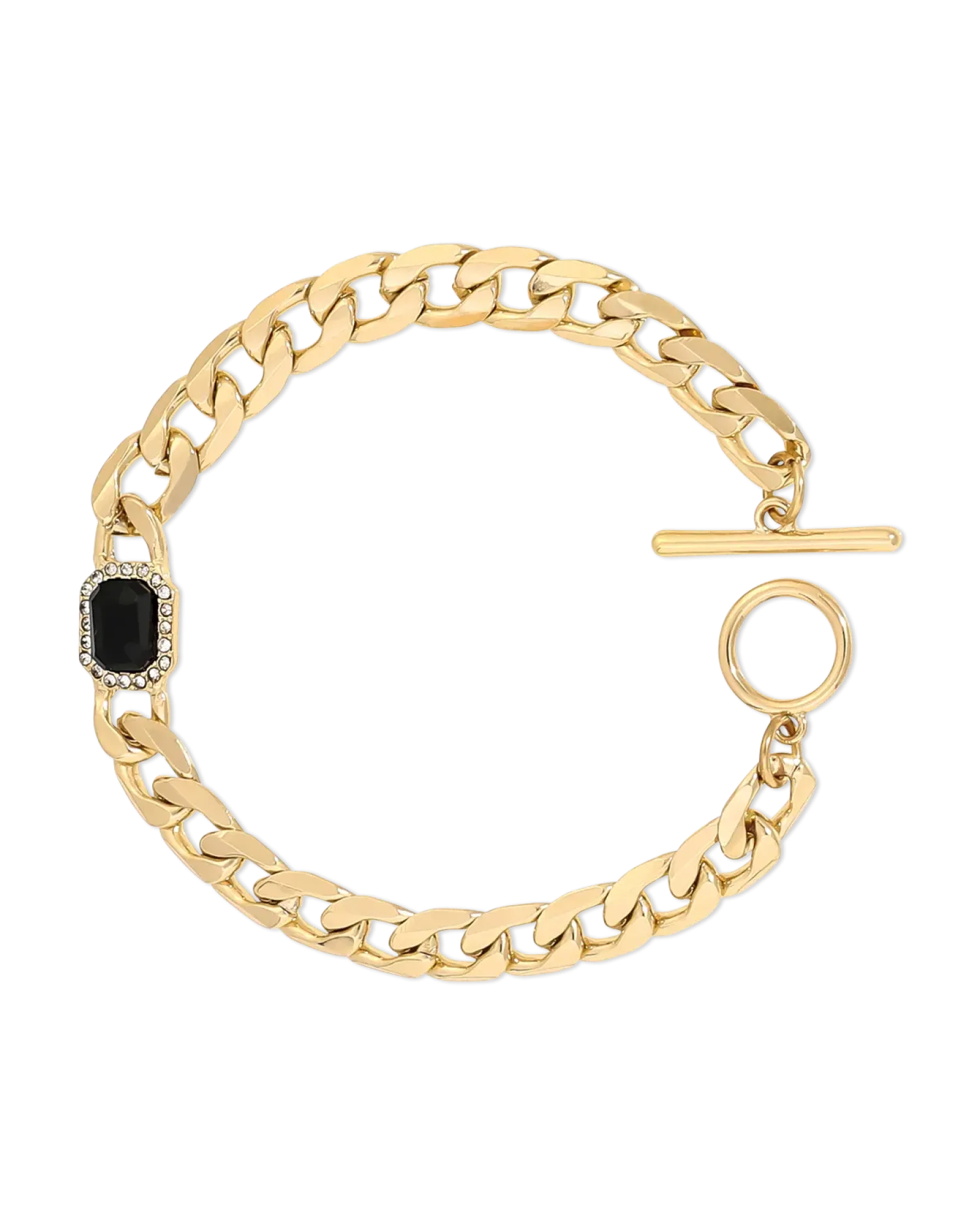 Bijou Brigitte Bracelet - Brilliant Black Best