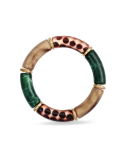 Bijou Brigitte Bracelet - Brown Dots Online