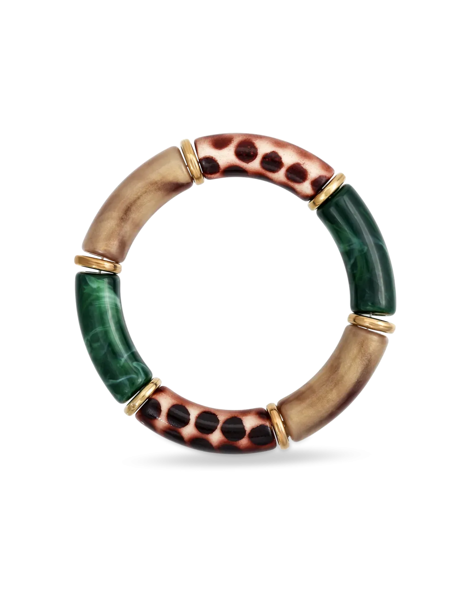 Bijou Brigitte Bracelet - Brown Dots Online