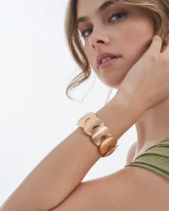 Bijou Brigitte Bracelet - Brushed Gold New
