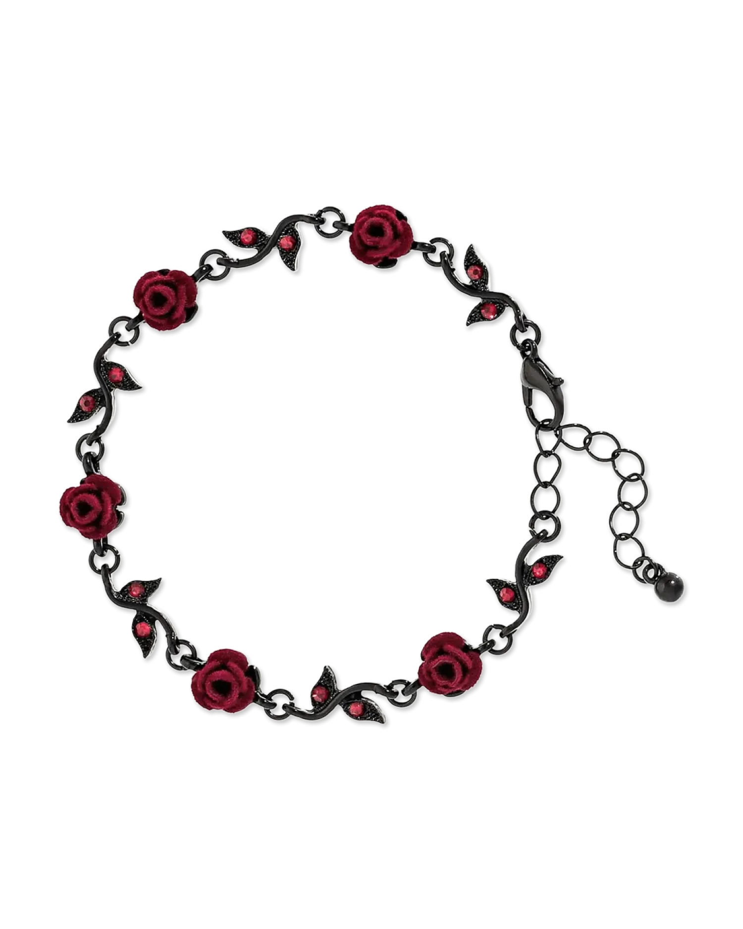 Bijou Brigitte Bracelet - Burgundy Rose Sale