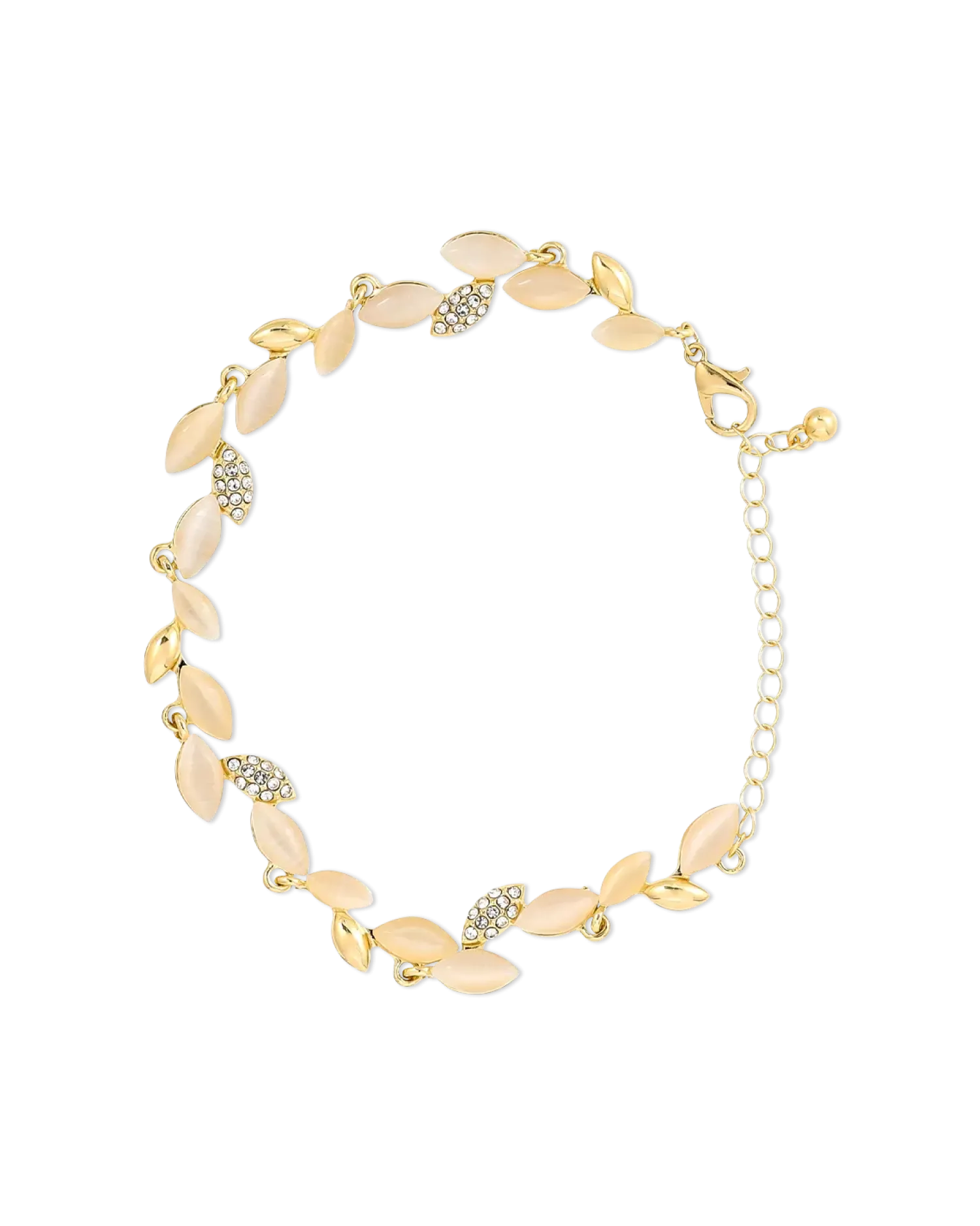 Bijou Brigitte Bracelet - Charming Leaves Discount