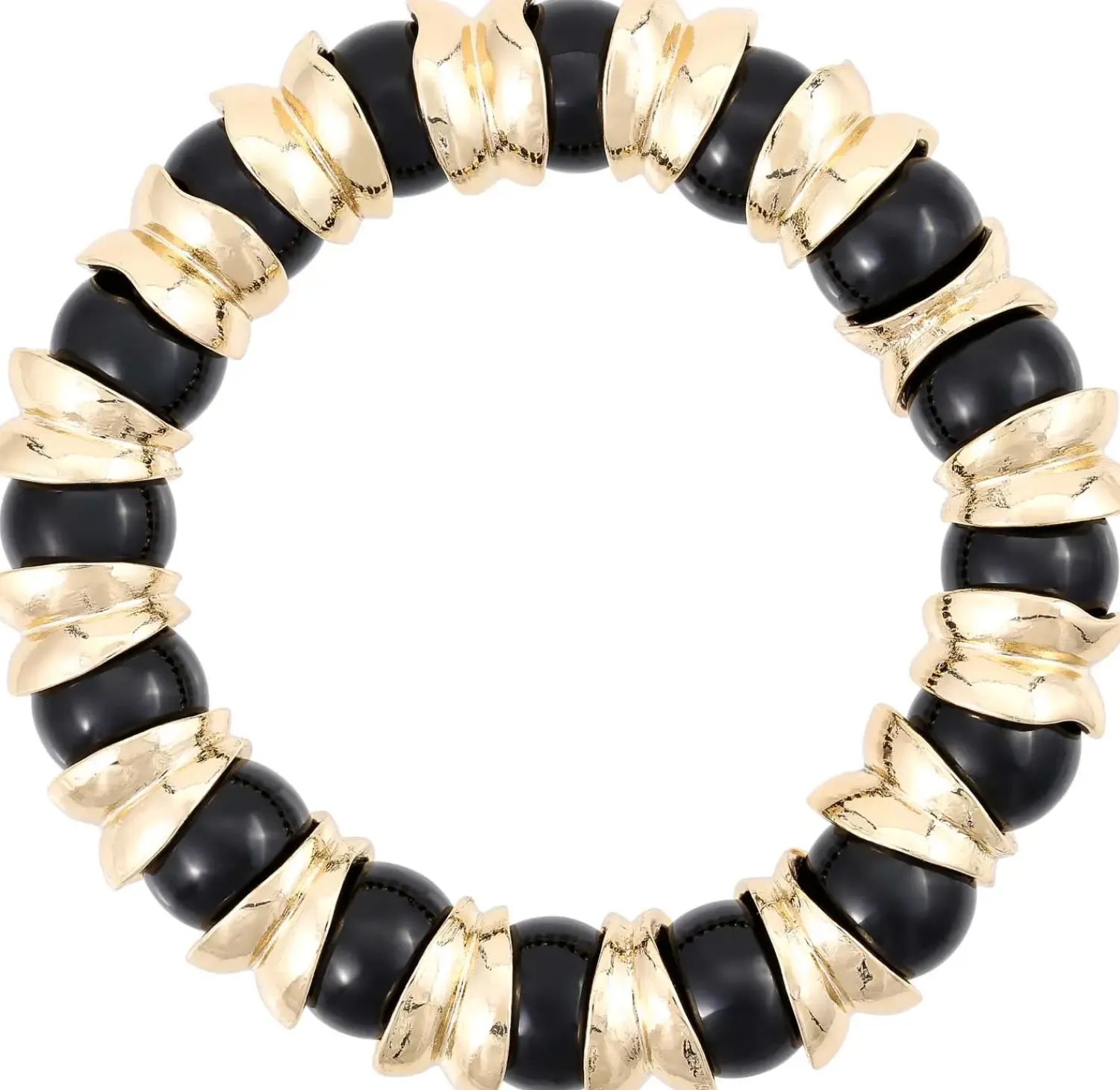 Bijou Brigitte Bracelet - Chunky Black Hot