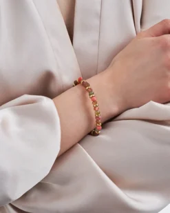 Bijou Brigitte Bracelet - Colorful Agate