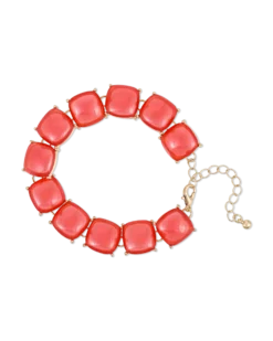 Bijou Brigitte Bracelet - Coral Tears