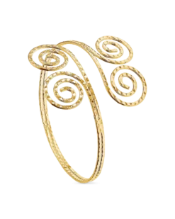 Bijou Brigitte Bracelet de biceps - Golden Swirl Best
